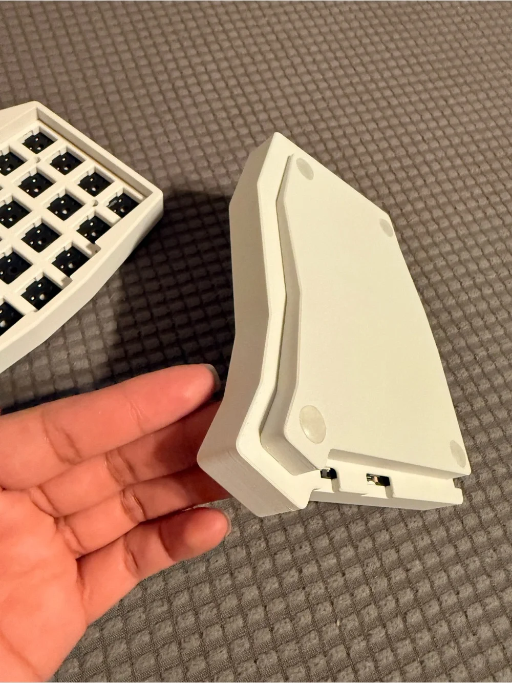 Ergonomic Split Mechanical Keyboard  - White